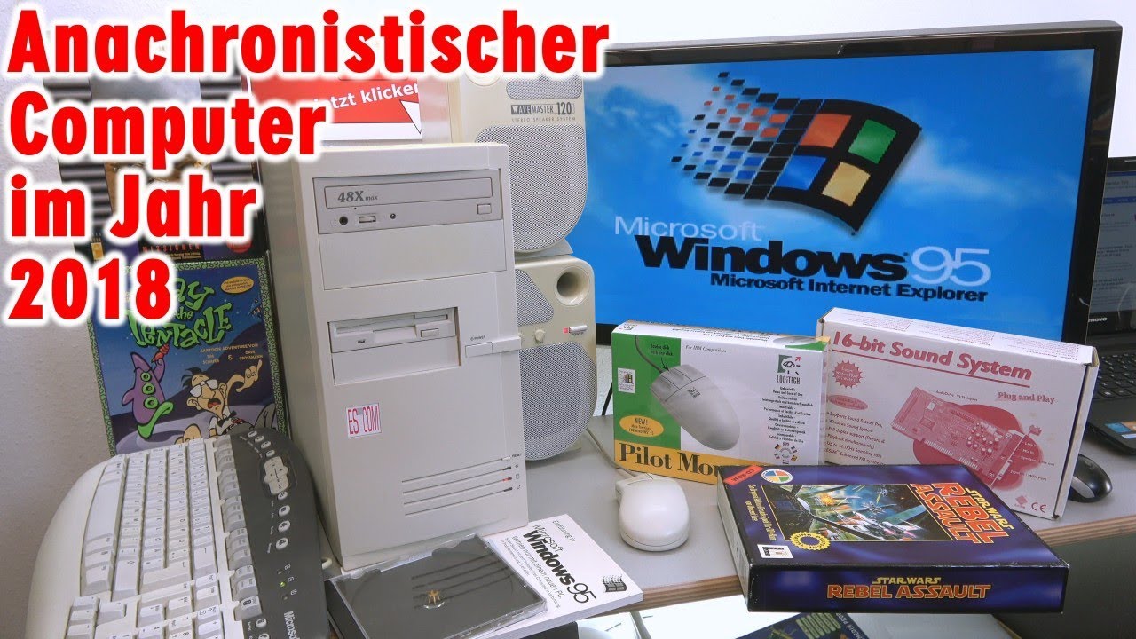 Anachronistischer Computer im Jahr 2020 - Windows 10 inkompatibel - Fit für die Vergangenheit