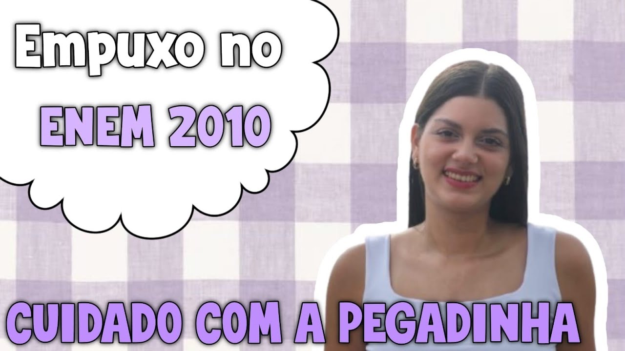 Por que a estátua fica mais leve na água? | Empuxo no ENEM 2010