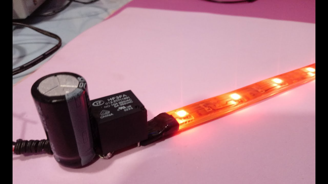 Fita de LED pisca como fazer? Usando pedaços de fita LED.