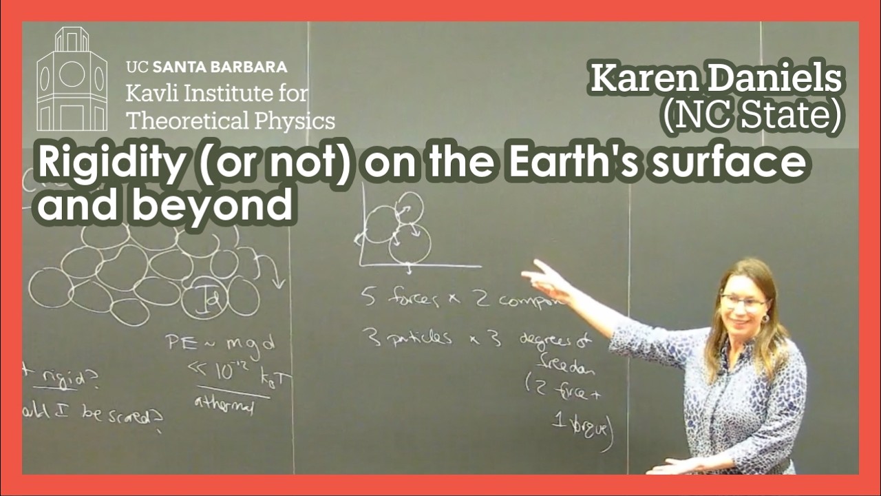 Rigidity (or not) on the Earth's surface and beyond | Karen Daniels (NC State)