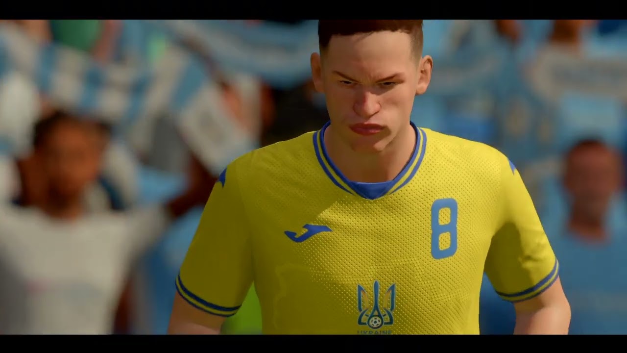 FIFA 2022 PS4; Manchester City 5-0 Ukraine.
