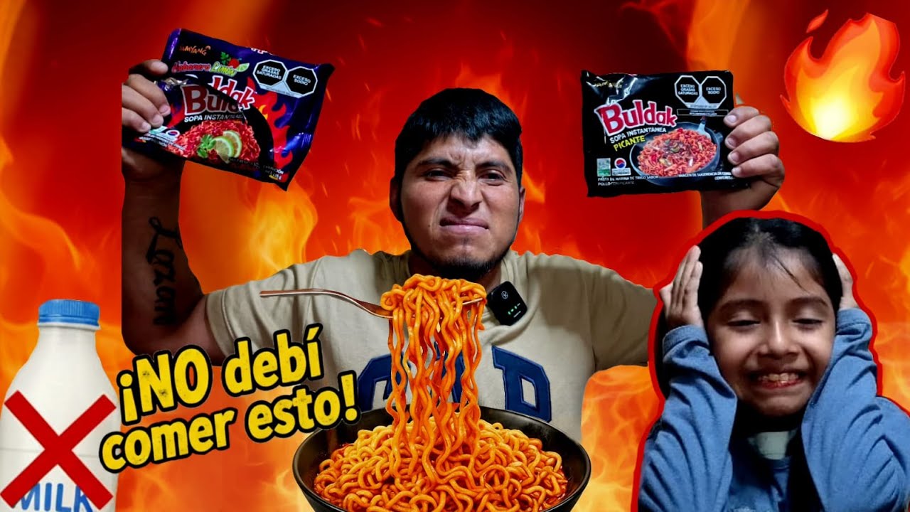 PROBANDO LAS 2 RAMEN MAS PICOSAS