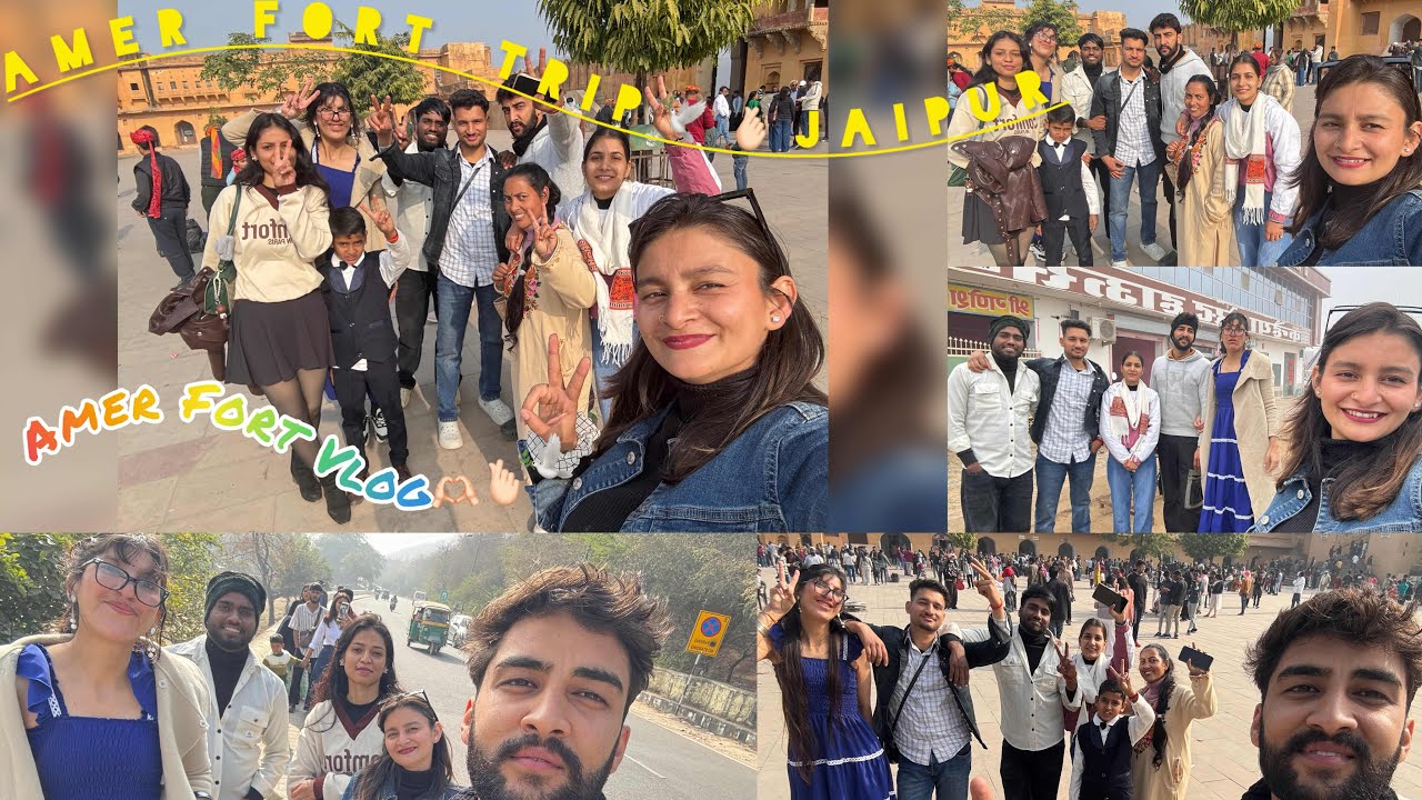AmerFort Gye ghumne//last day in jaipur#jaipur#amerfortjaipur#vlog 