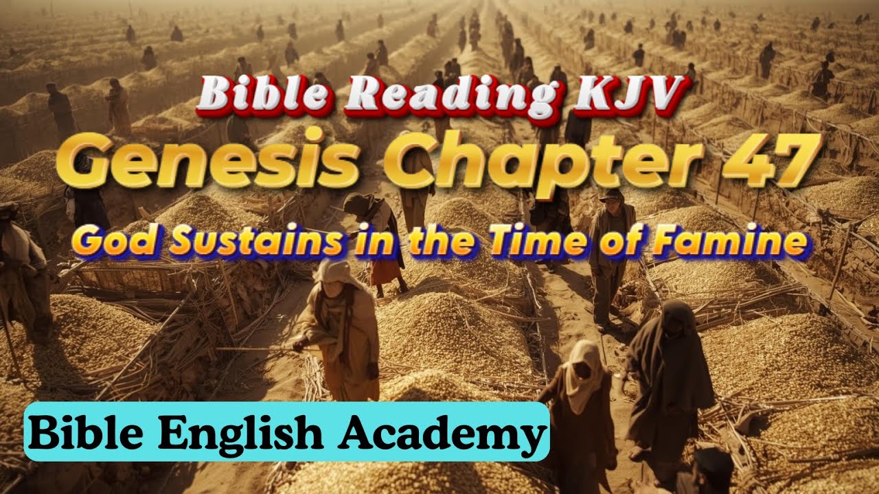 Genesis Chapter 47 — God Sustains in the Time of Famine | KJV #biblereading #genisis