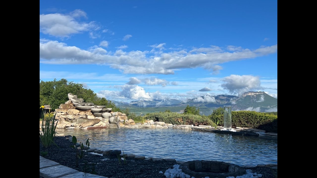 La transformation d'une piscine en bassin naturel