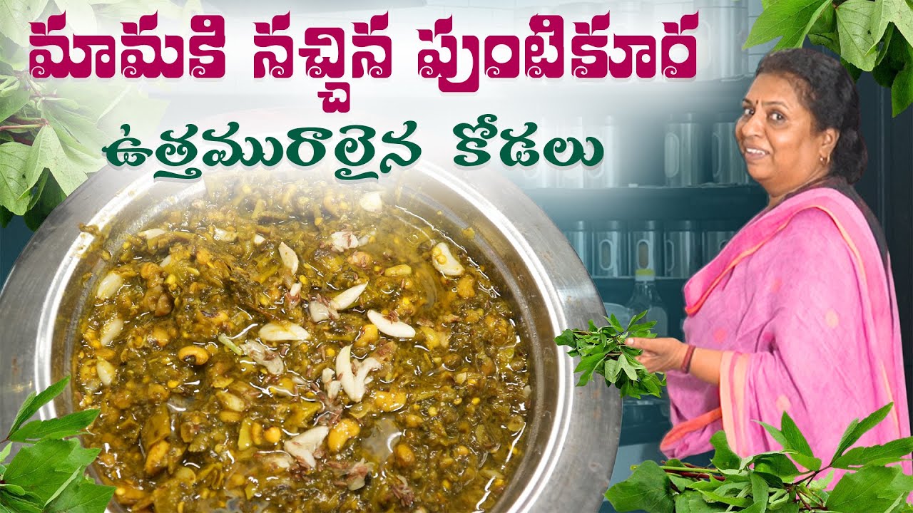 మామకి నచ్చిన పుంటికూర | ఉత్తమురాలైన  కోడలు |  #cooking #indianfood #food #gongurarecipe