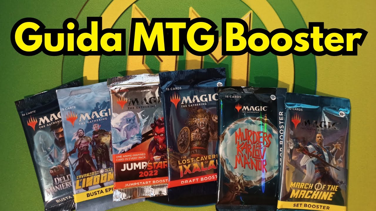 🆕Guida Completa🔹Differenza TUTTI tipi di Busta/Booster di Magic the Gathering💢 🇮🇹