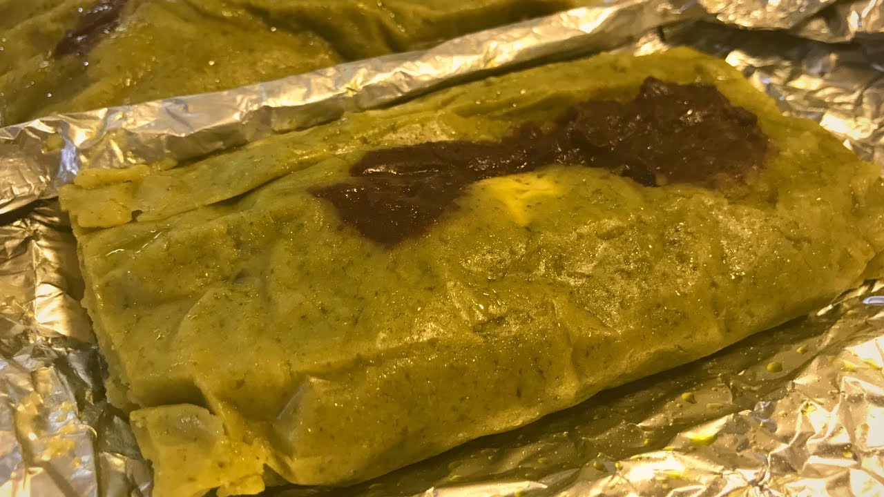 Tamales de Espinacas SIN HOJAS SIN MANTECA