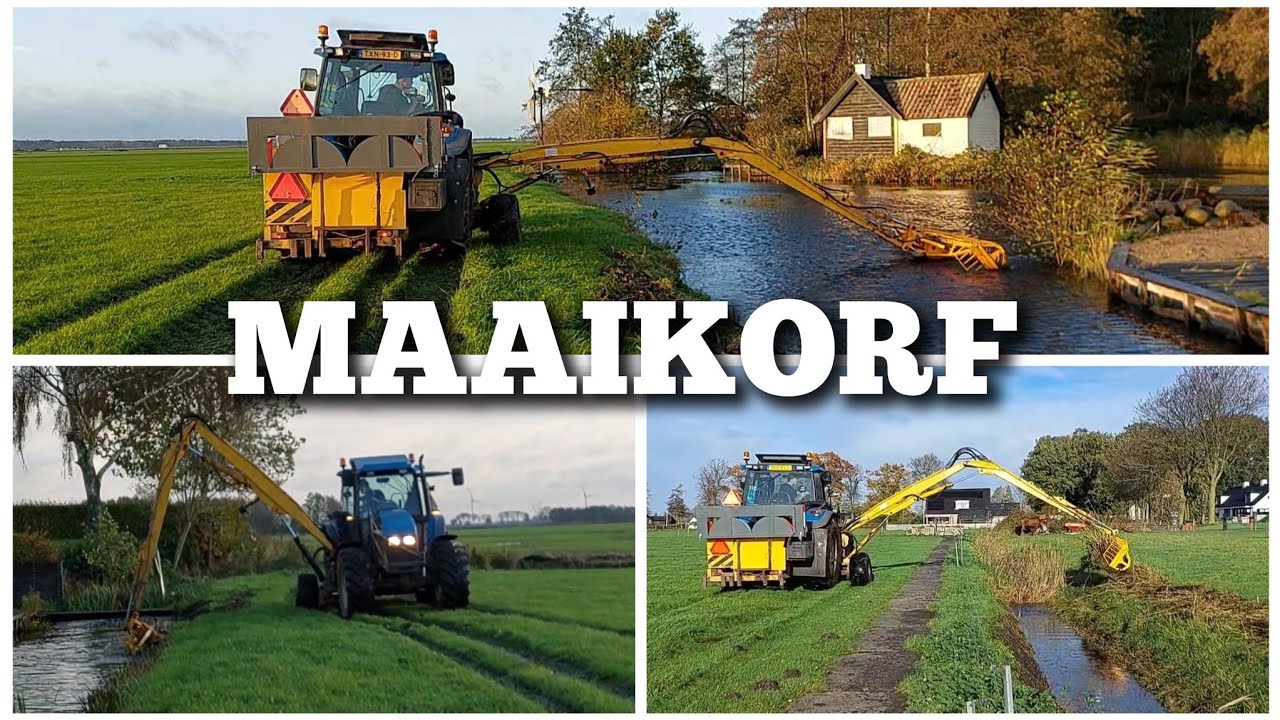 Sloten én vijver schoonmaken met maaikorf | Boer Gerrit vlogt
