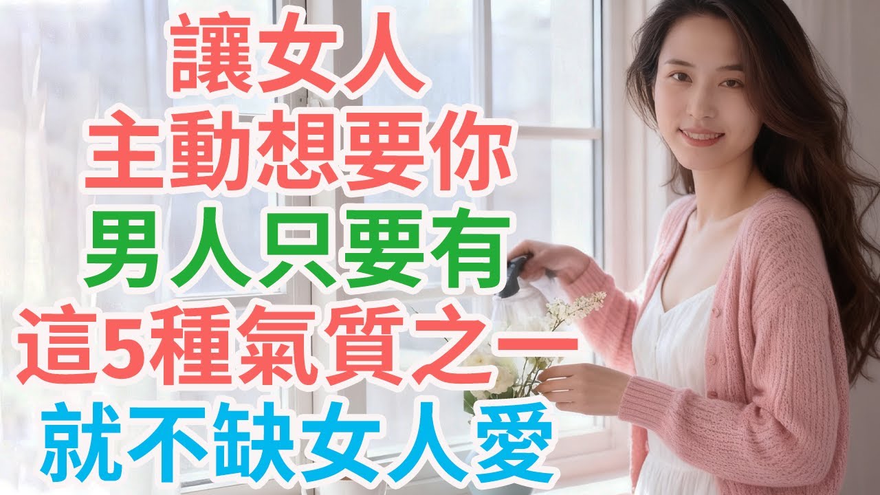 讓女人主動想要你，男人只要有這5種氣質之一，就不缺女人愛。| #女人主动  #男人气质 #吸引力 #男性魅力 #情绪稳定 #沉著感 #安全感 #情绪容器 #情绪港口 #催產素 #血清素 #心理學 #