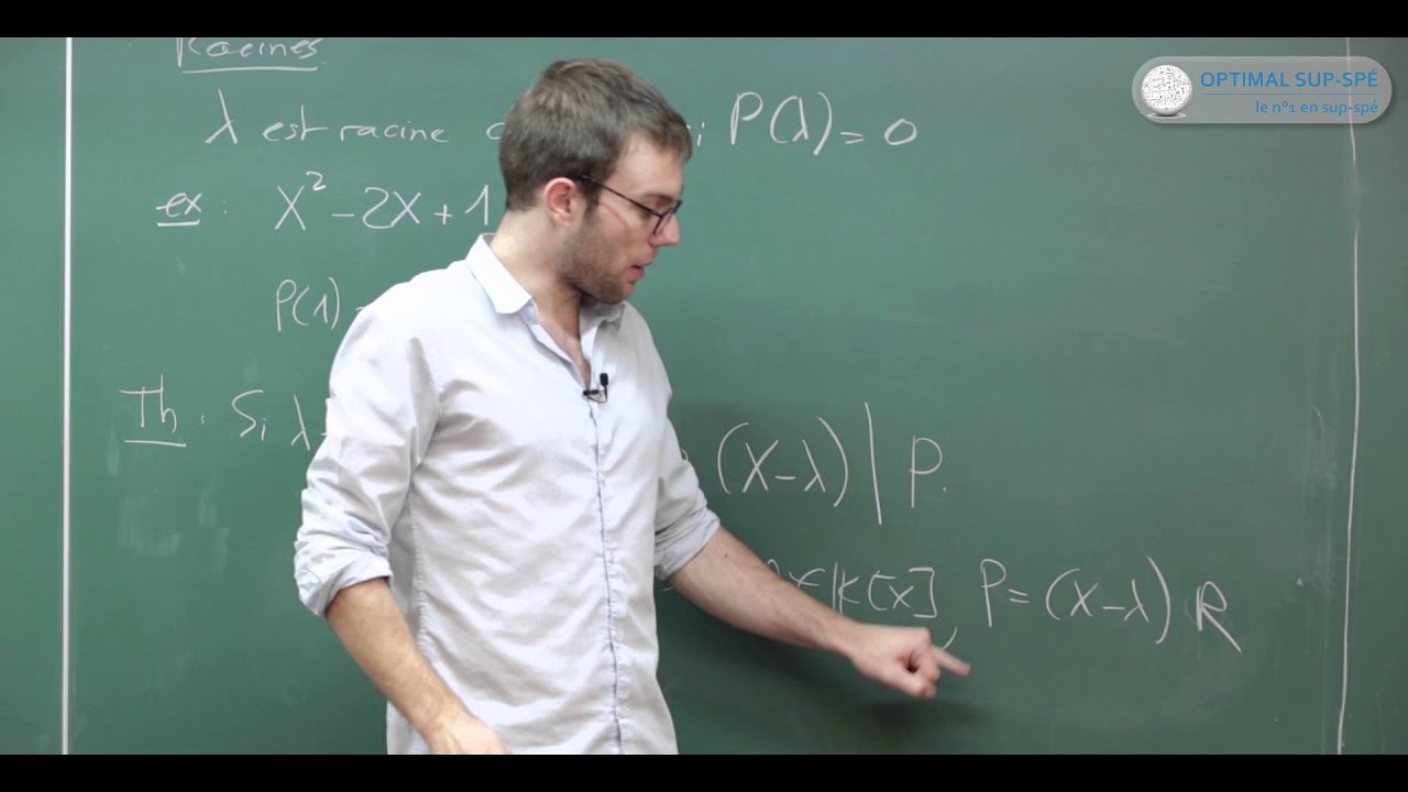 Les polyn&ocirc;mes. Cours maths sup, BCPST, pr&eacute;pa HEC