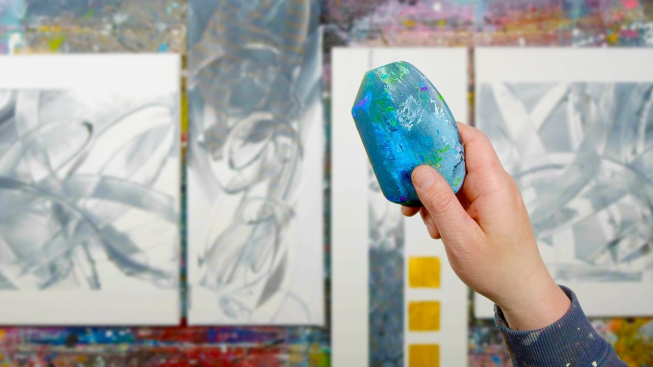 Boost your creativity with this tool!  Abstract Painting Demo | Crystal