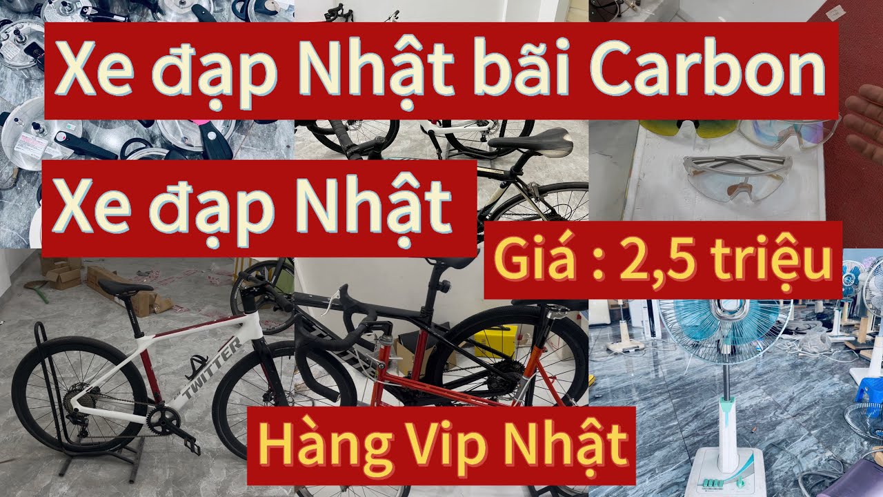 Thanh lý xe đạp Nhật bãi giá rẻ 2,5 triệu- xe đạp Carbon Đức Vip nguyên zin 100%