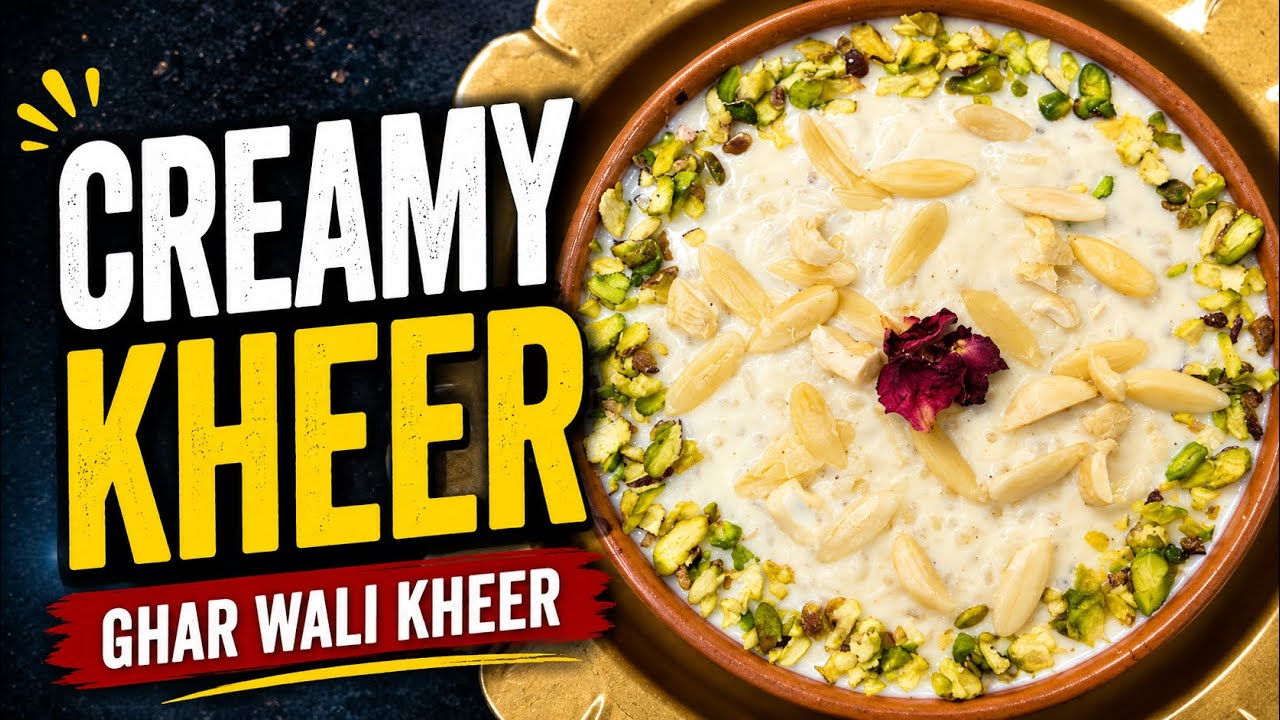 How to Make Creamy Kheer | Indian Rice Pudding Recipe