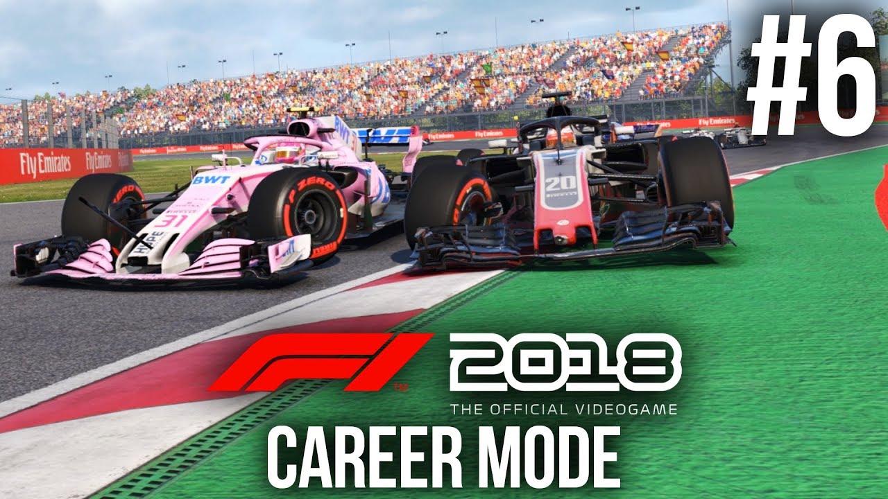 F1 2018 Career Mode Gameplay Walkthrough Part 6 - WHAT A WEIRD CRASH (Round 5)