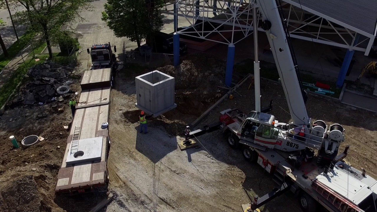 HOME GR/OWN's Fondy Stormwater vault install (or How to move 11 tons of concrete)