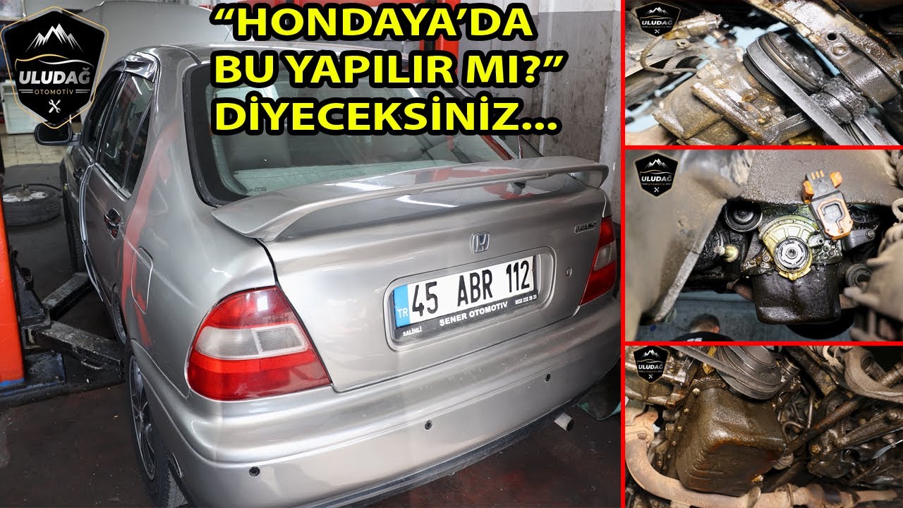 BİR HONDA ANCA BU KADAR HOR KULLANILIR! (Honda LS Euro Civic 1.6 Motor Çok Ağır Bakım)