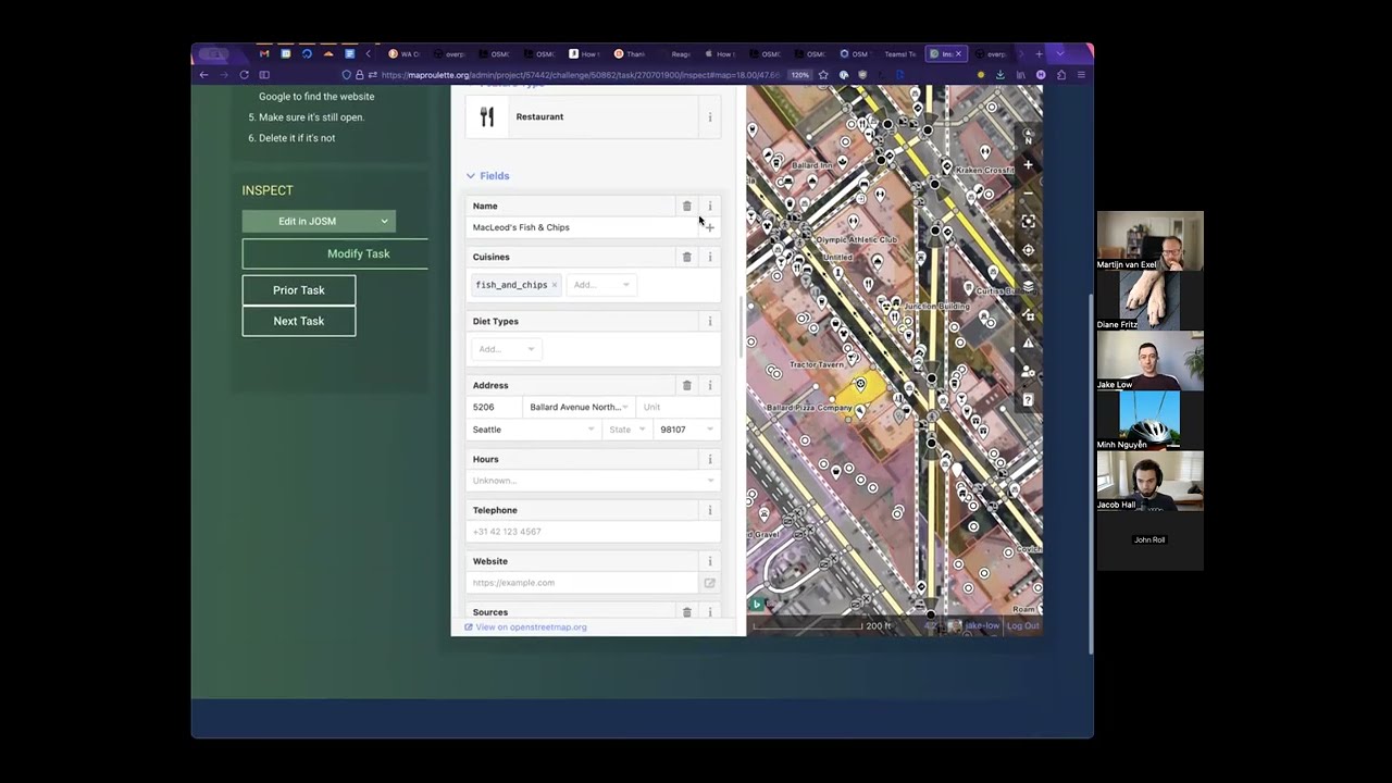 Demo: how to create challenges in MapRoulette – Jake Low