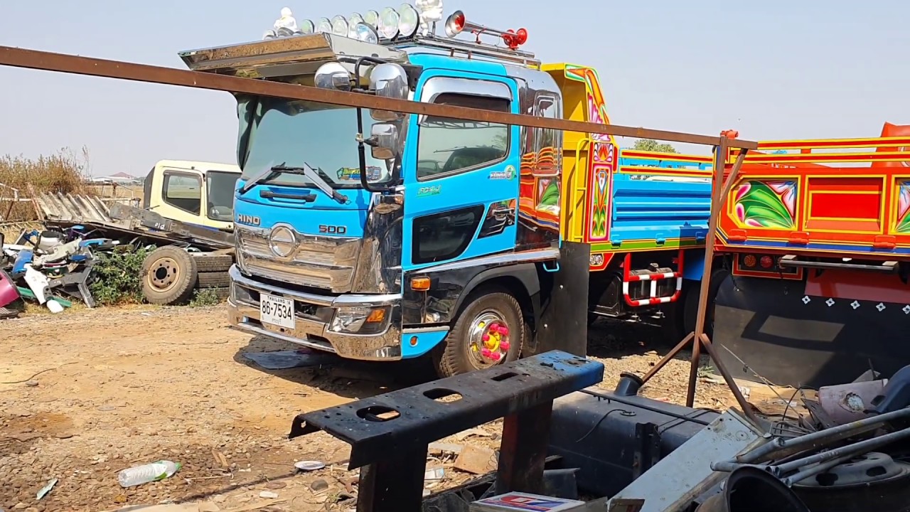 พาชมอู่อินทร์ตาลการยางรถรอส่งลูกค้าเพียบ Dump trucks