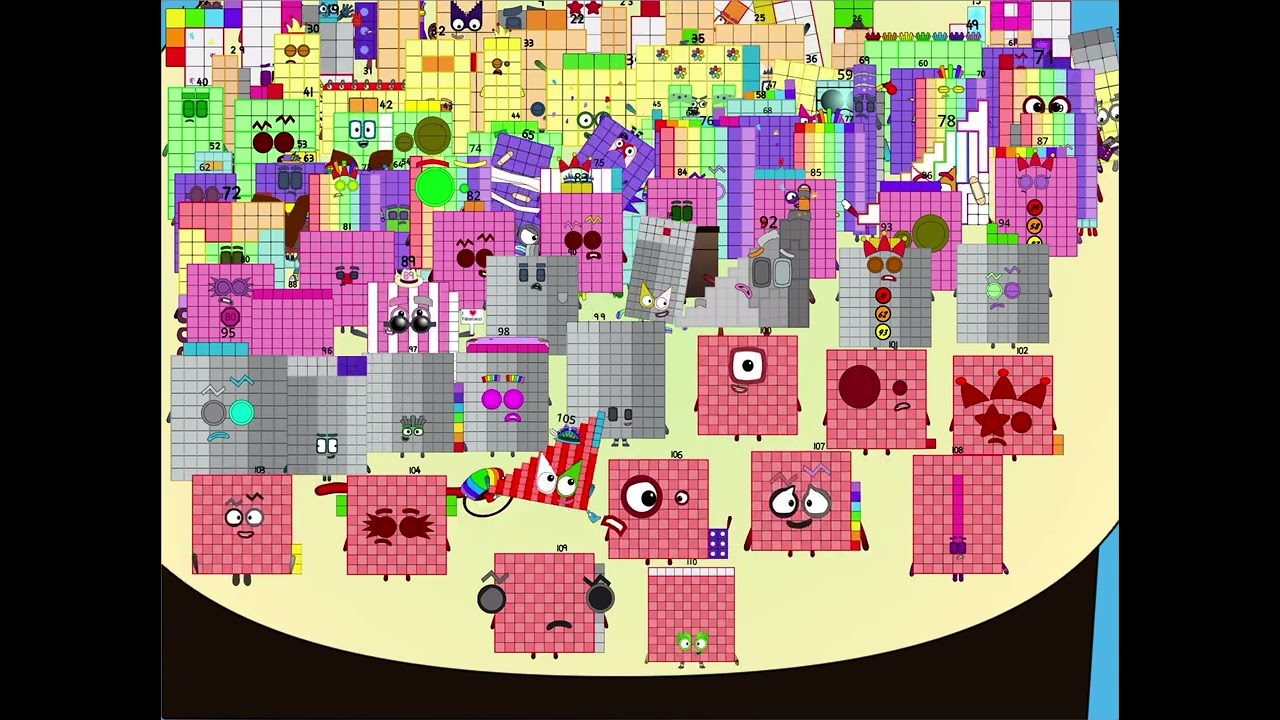 Numberblocks band 1-110 (my version)
