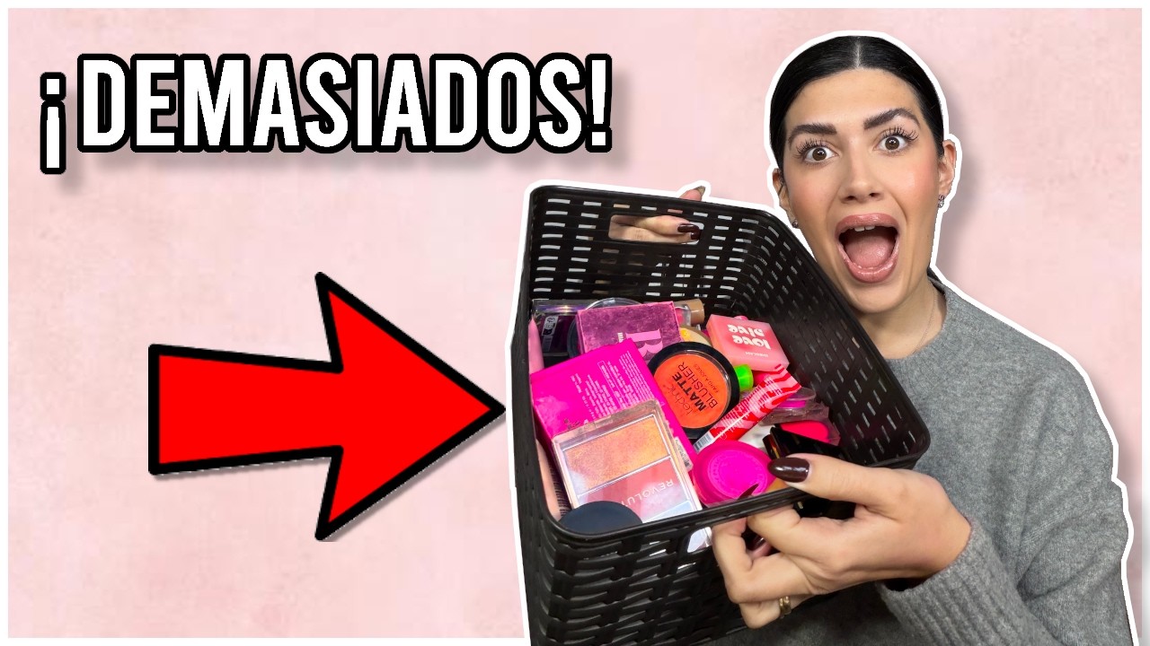 Tengo DEMASIADOS coloretes… decluttering de maquillaje 😳