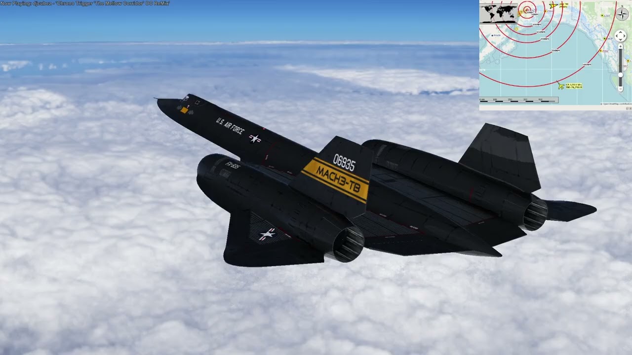История двух SR-71 (X-Plane 12 и MSFS 2024)