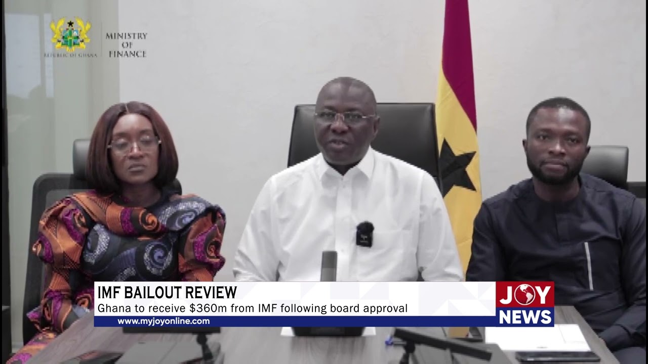 IMF Bailout Review: Ghana to receive $360m from IMF following board approval. #JoyNews