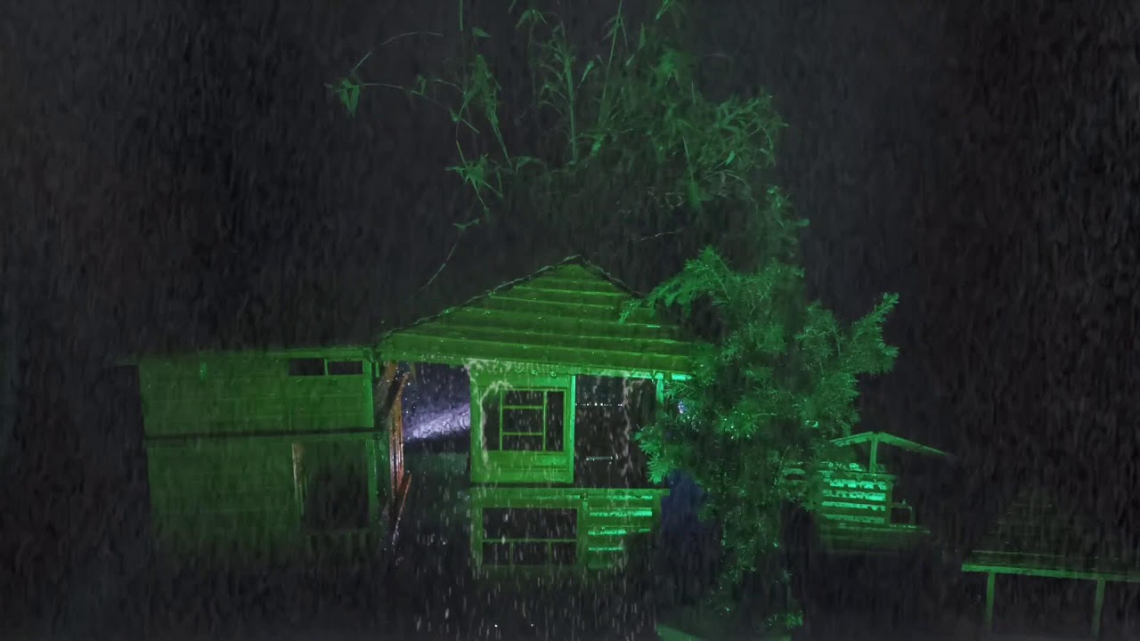 ⛈️🌊 Cinematic Storm Rain Sounds for Sleep | Ocean Thunder & Heavy Rain