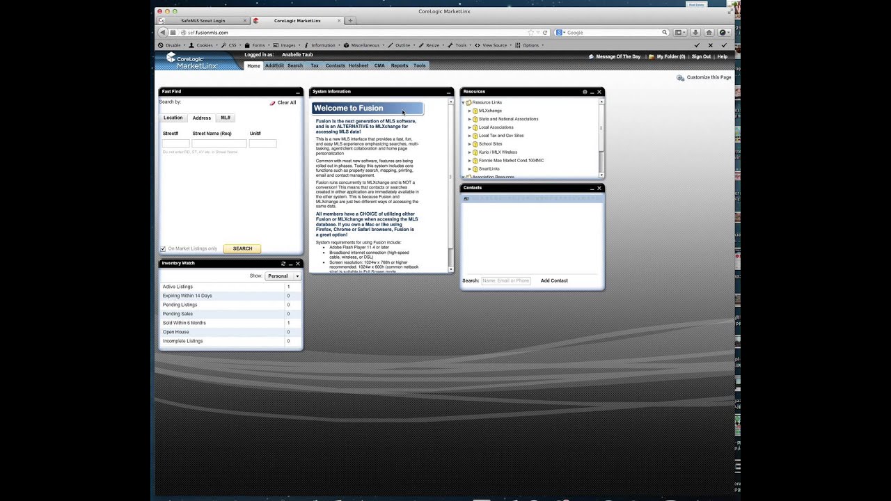 How to Login into South Florida MLS Using Mac or iPad