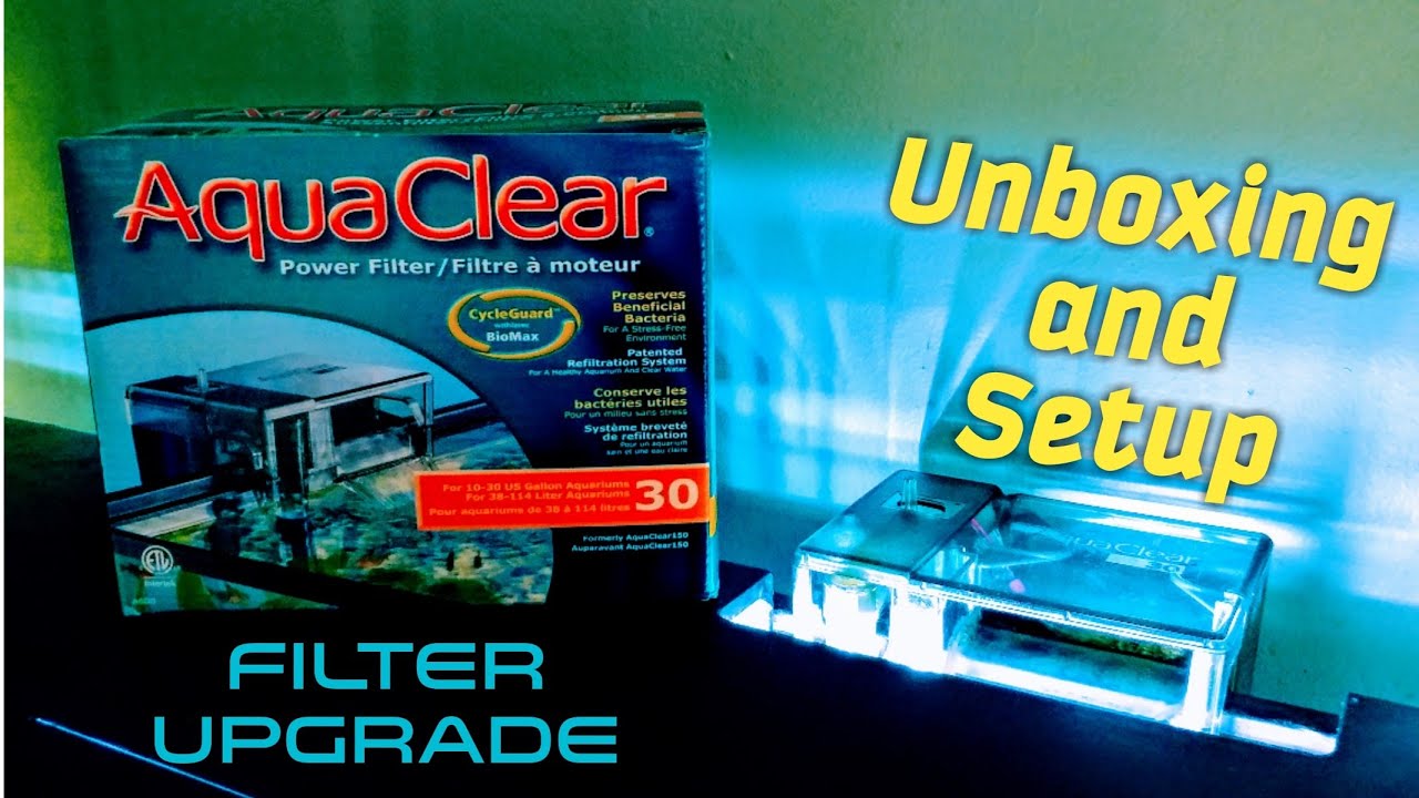 Распаковка/установка фильтра AquaClear 30 Power Filter (ПОШАГОВОЕ ИНСТРУКЦИЯ)