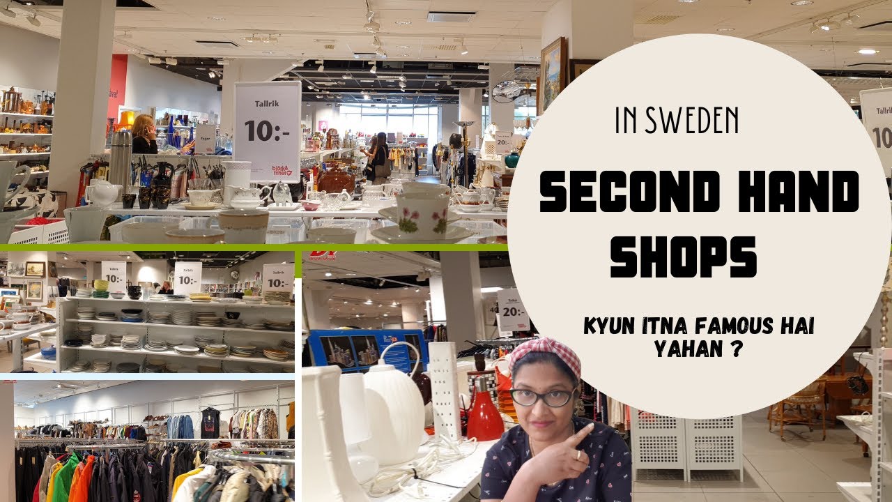 SECOND HAND SHOPPING SWEDEN | CHEAPEST SHOPS | THRIFT WITH ME | INDIAN IN SWEDEN | SECOND HAND MALL