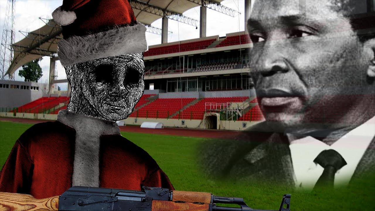 Those Were The Days but President Nguema plays it over the loudspeakers looking over mass executions