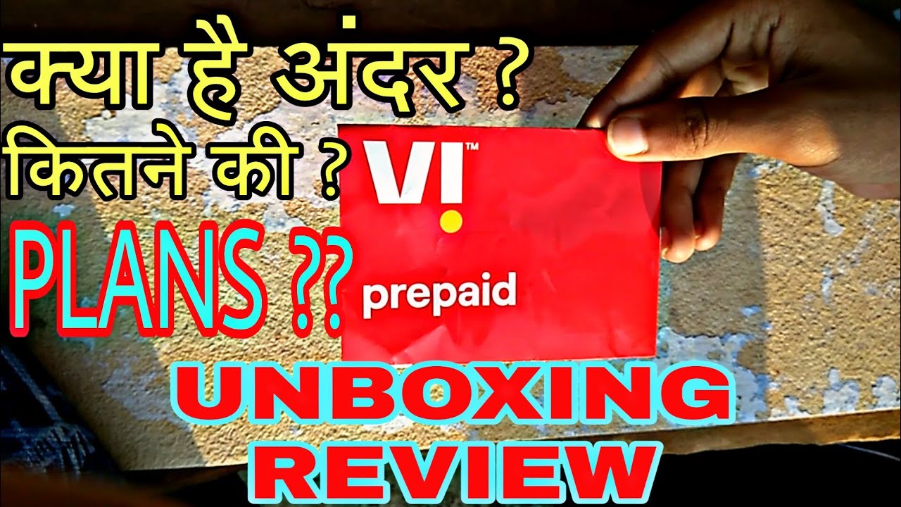 VI Sim Card Unboxing