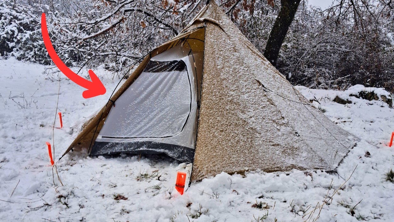 L' ARTE DEL BIVACCO INVERNALE - USO LA TECNICA TENDA NELLA TENDA