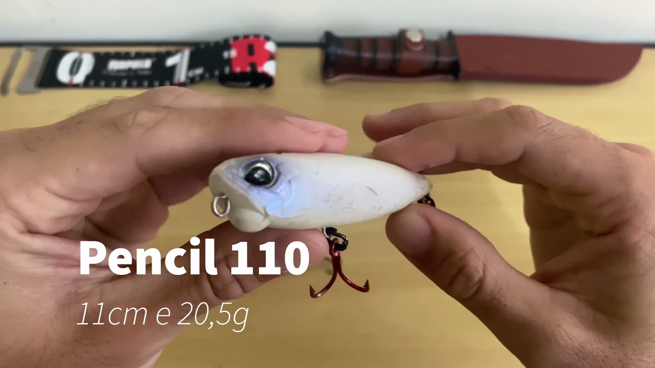 Isca Realis Pencil da DUO - Tamanhos 130, 110, 100, 85 e 65 - BPE Iscas