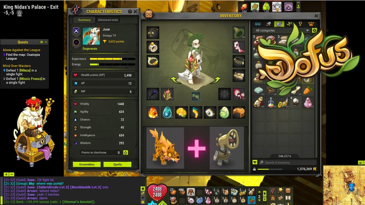 Technique Nidas Solo Autowin Eca Feu/Air 200 12/6/6 (No FM) XP CHEAT - Temporis Osatopia 2 [DOFUS]
