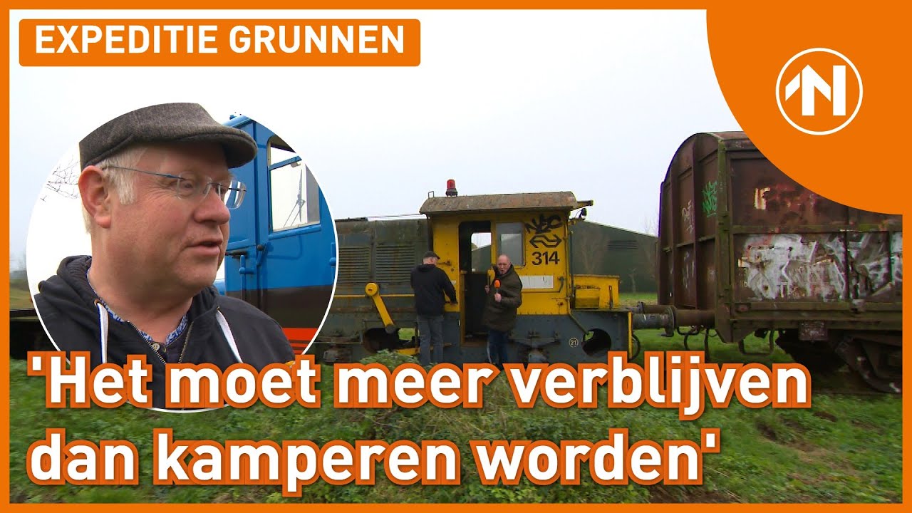 Jos maakt een Bed & Breakfast in een treinstel