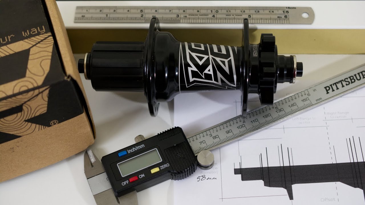 Koozer XM490 141mm QR Hub Specs and Measurements for Spoke Calculations