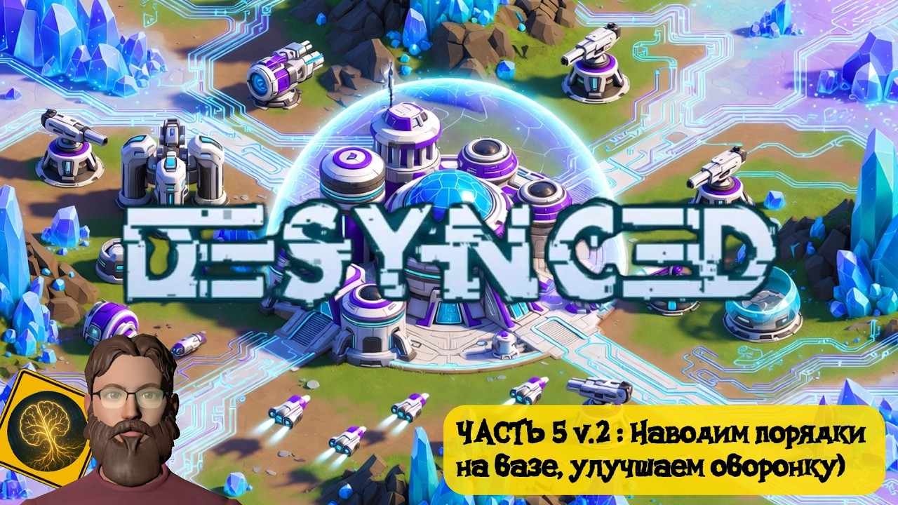 Desynced: Часть 5 v.2 - Наводим порядки на базе, усиливаем оборонку)