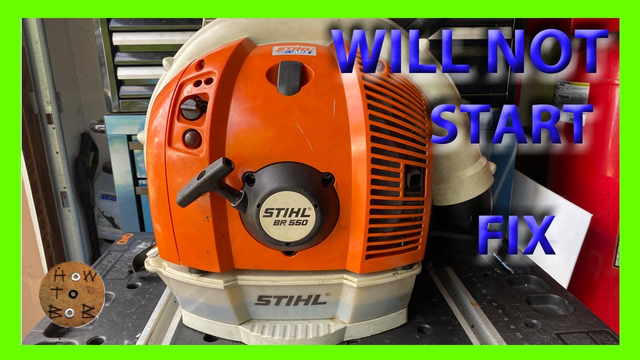 Как проверить и заменить катушку зажигания на Stihl BR 550.
