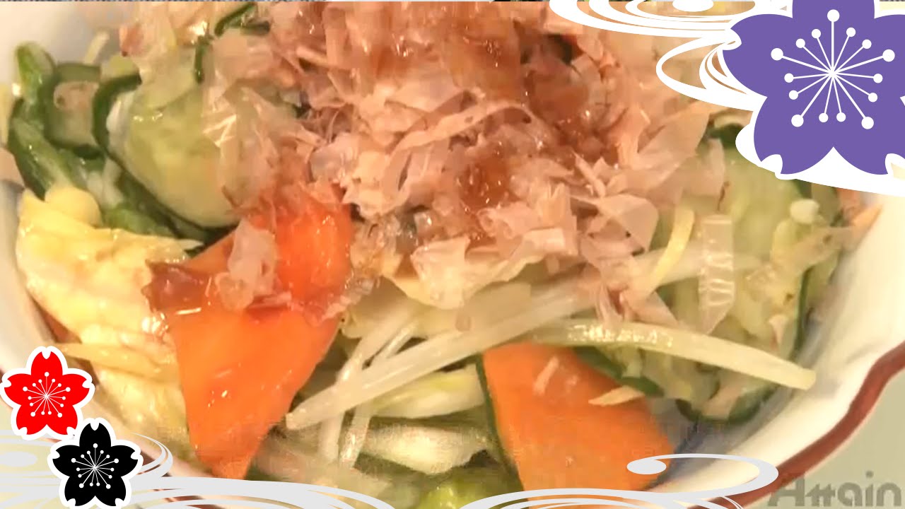 Improvised Asazuke(lightly pickled vegetables)✿Japanese Food Recipes TV