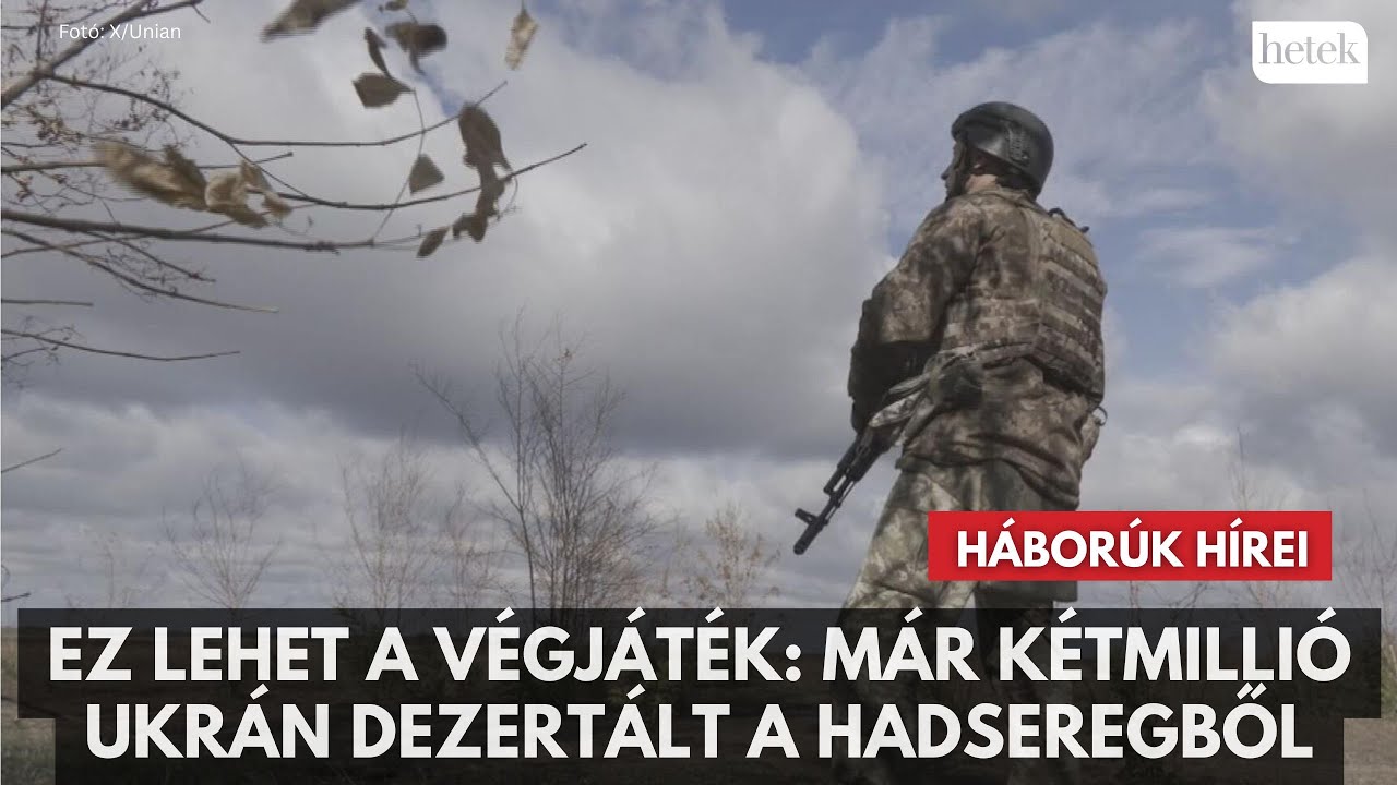 Döbbenetes ukrán vallomás: már több mint 2 millió katonaszökevény menekül Zelenszkij háborújából