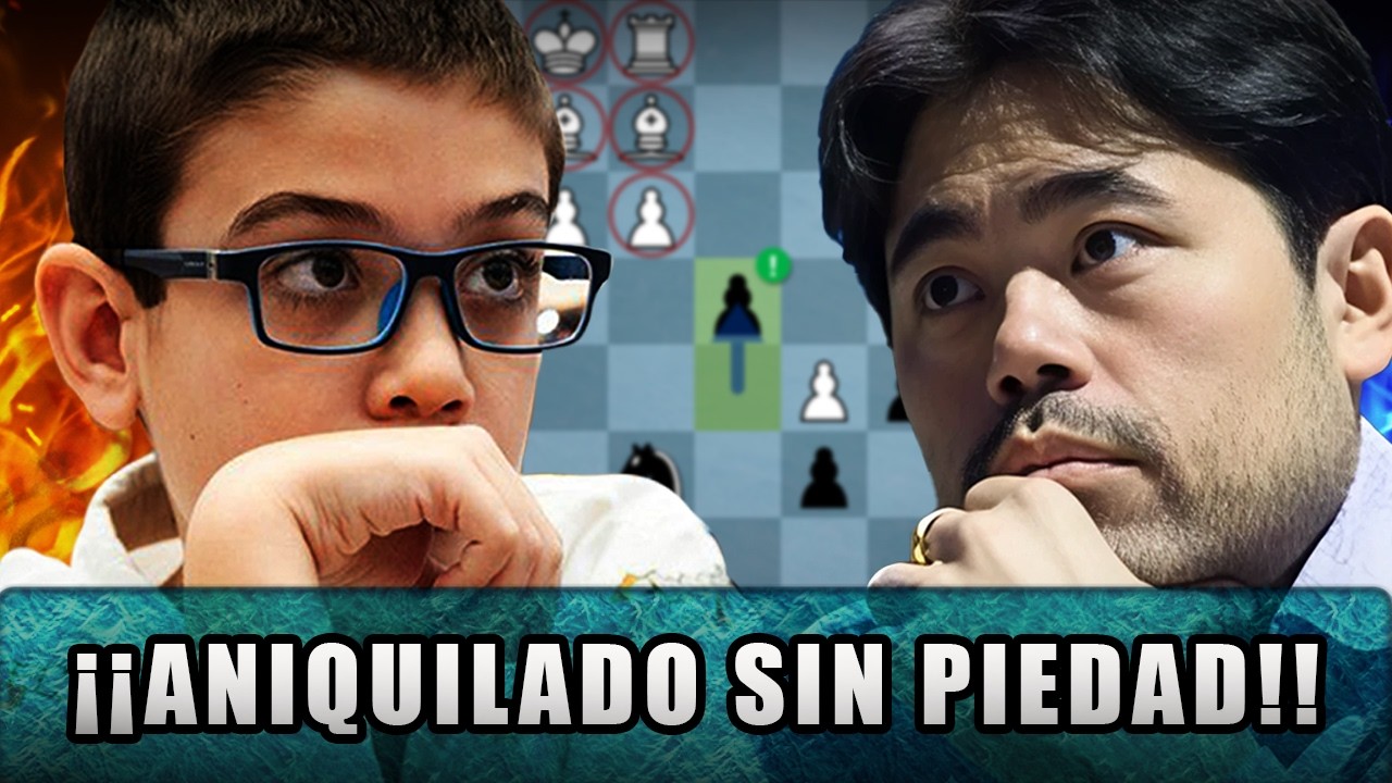 ¡¡SE LA COBRÓ TODA!! EL PRODIGIO DE ORO ANIQUILA A HIKARU CON FRIALDAD Y MAESTRÍA  | Nakamura vs Oro