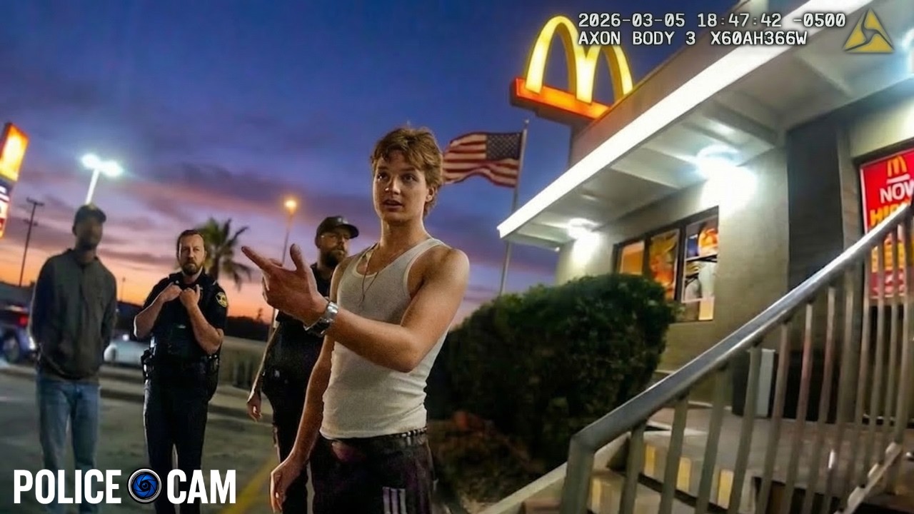 Police Surprise Entitled Tourist At McDonald's, Doesn't End Well