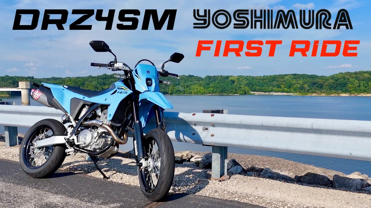 DRZ4SM Yoshimura Full Exhaust First Ride