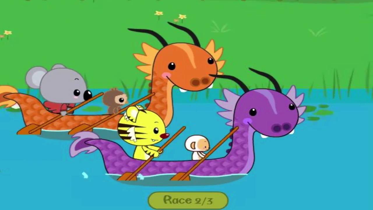 Ni Hao, Kai lan Rintoo's Dragon Boat Rowing Race!