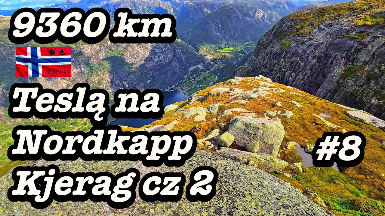 Norwegia ,  Część druga Lysebotn i Kjerag  ,dalsze zwiedzanie Norwegii.
