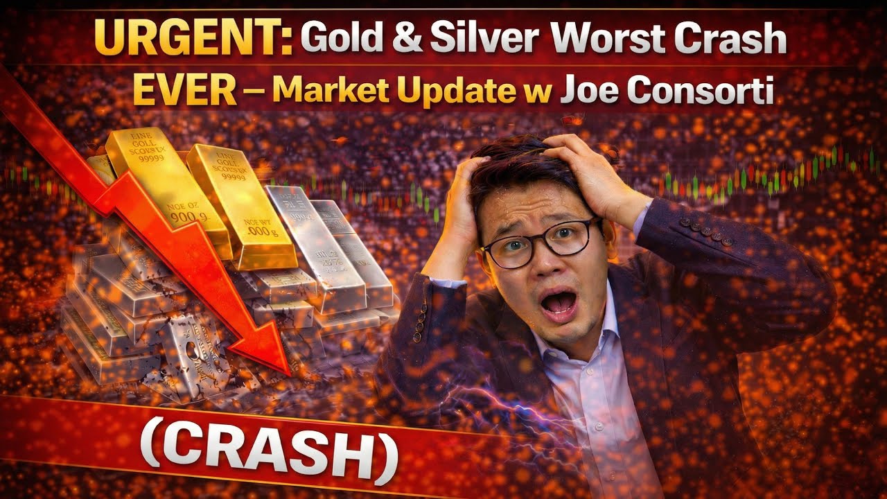 URGENT: Gold & Silver Worst Crash EVER – Market Update w Joe Consorti