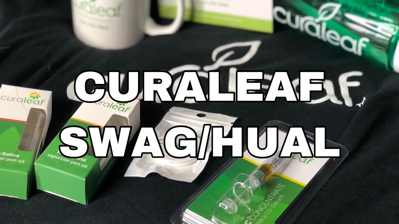 Great news/curaleaf swag  hual and products I purchased for live reviews