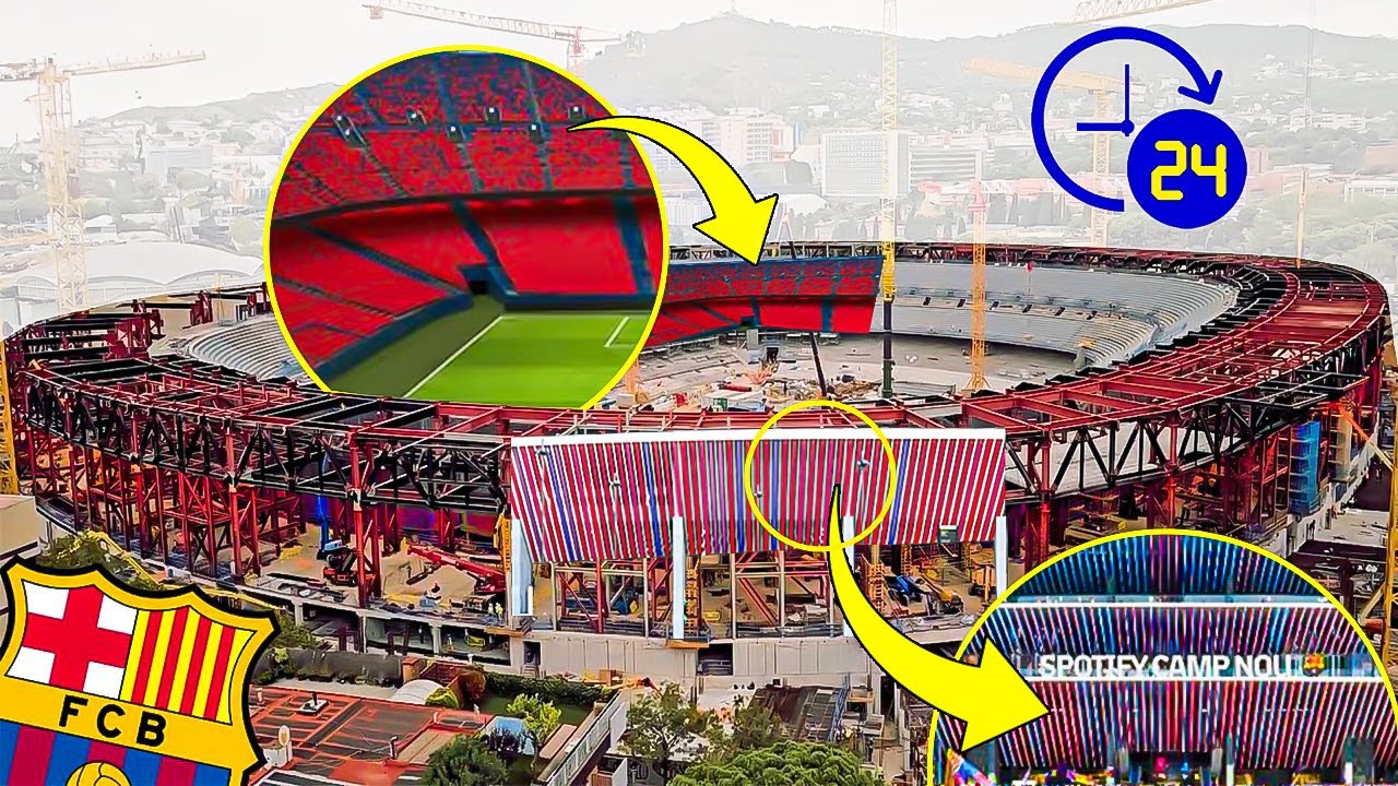 NEW Camp Nou Construction Update❗️Work 24 hours